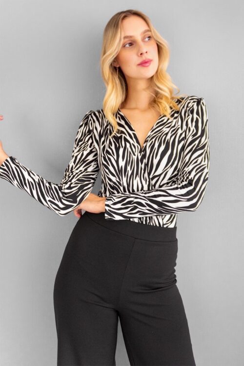 Body Animal Print Blanco