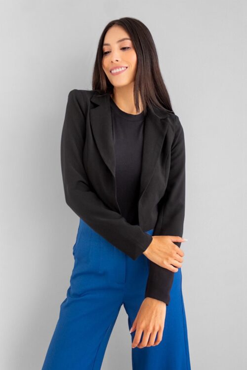 Blazer Corto Negro