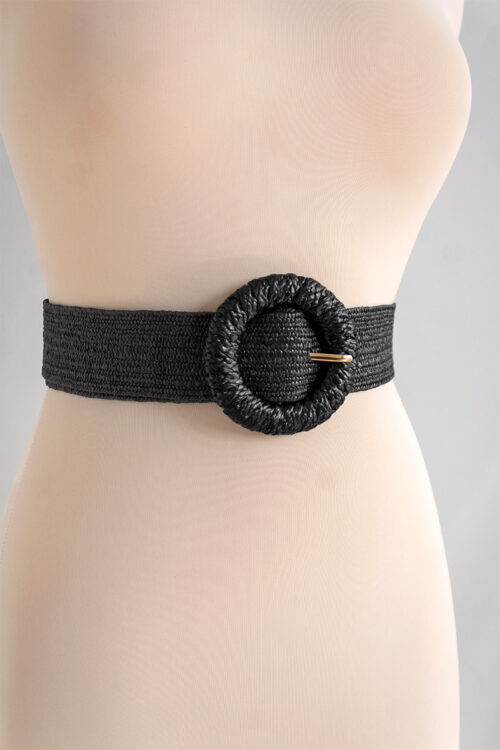 Cinturon Tejido Negro -50%