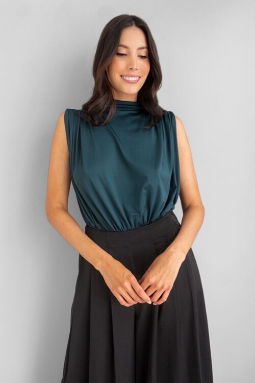 Body Cuello Alto Verde