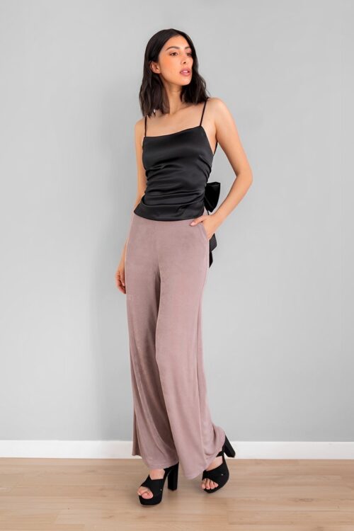 Palazzo Acetato Gris -50%