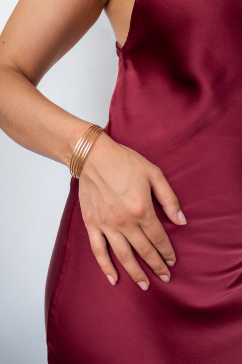 Pulsera Aros Dorados