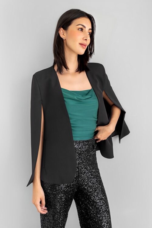 Blazer Capa Negro
