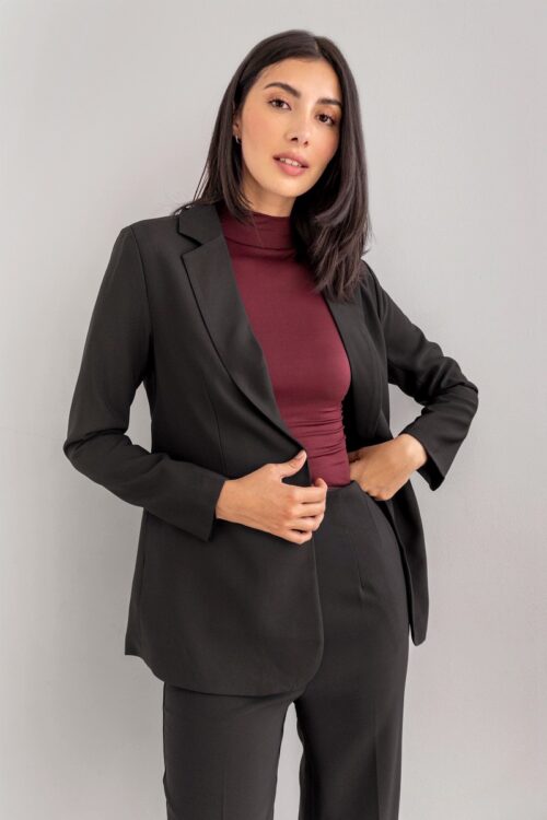 Blazer Largo Negro