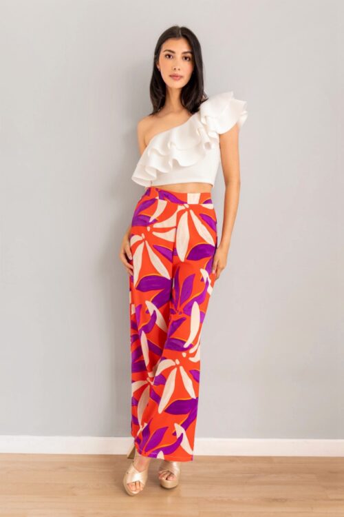 Pantalon Print Rojo