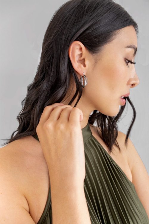 Aros Dobles Plateado