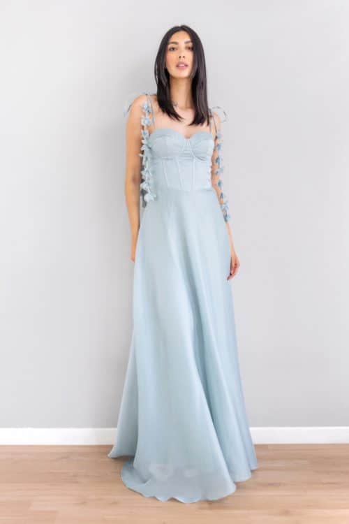 Vestido Corset Falda en A Menta