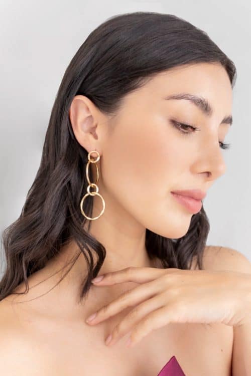 Aros Entrelazados Dorado