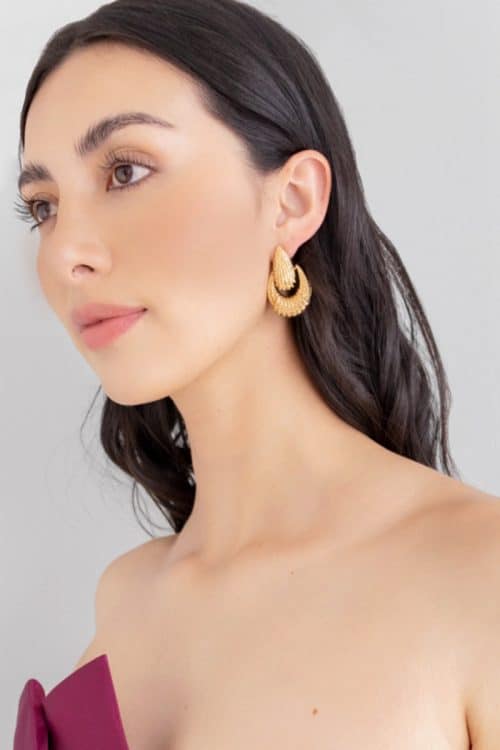 Aretes Dorados Textura